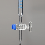 BURETTE CLEAR GLASS   WITH GLASS  KEY STOPCOCK 25ML CLASS AS